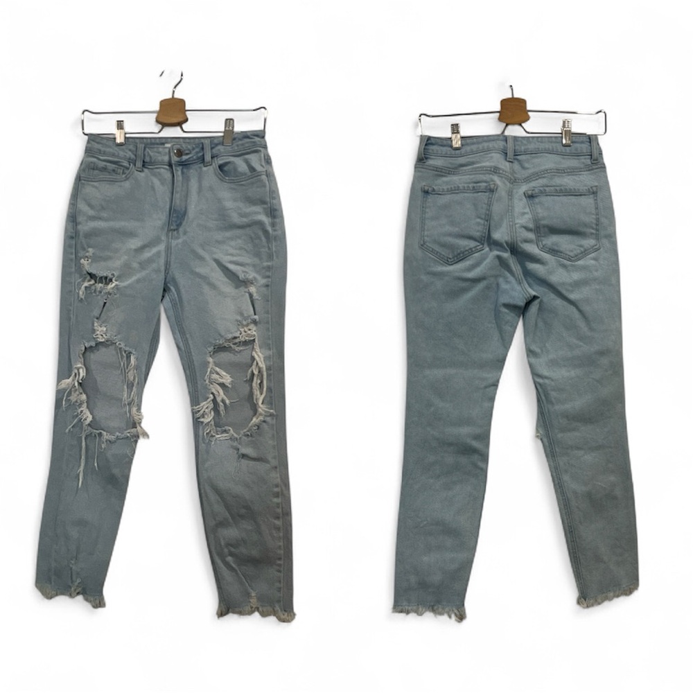 Cello Distressed Light Blue Jeans